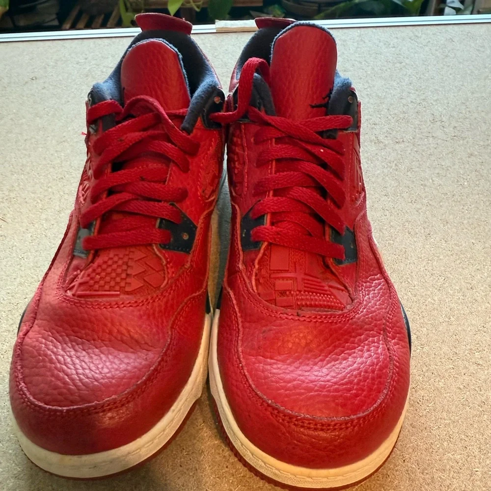 Stylish Red Kids Jordan’s Sneakers - Picture 2 of 5